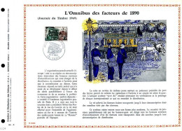 Rarissime Feuillet PAC (précurseur De CEF) De 1969 - L’Omnibus Des Facteurs De 1890 (JOURNÉE DU TIMBRE 1969) - 1960-1969