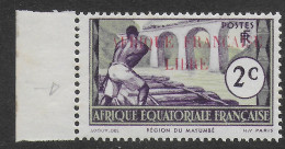 AFRIQUE EQUATORIALE FRANCAISE - AEF - A.E.F. - 1940 - YT 93** - VARIETE - Ongebruikt
