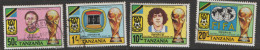 Tanzania   1982   SG 346-9  World Cup   Fine Used - Tanzania (1964-...)