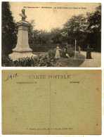 CP MARENNES (Charente-Inférieure) - Jardin Public Et Statue - Début XXème Siècle  - BL - Other & Unclassified