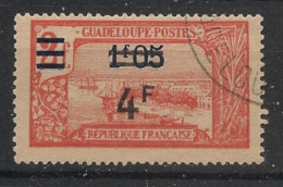 GUADELOUPE - 1943-44 - N°YT. 171 - Pointe-à-Pitre 4f Sur 1f05 - Oblitéré / Used - Usati