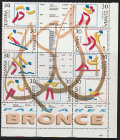 ESPAGNE - N°3002/10 ** (1996) Palmarès De Médaillés De Bronze Espagnols Aux J.O. - Unused Stamps