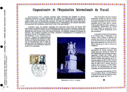 Rarissime Feuillet PAC (précurseur De CEF) De 1969 - Cinquantenaire De L’ORGANISATION INTERNATIONALE DU TRAVAIL - 1960-1969