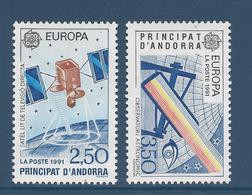 Andorre Français - YT N° 402 Et 403 ** - Neuf Sans Charnière - 1991 - Unused Stamps