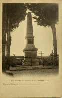 CPA (Aube) - NOGENT Sur SEINE. Monument Aux Victimes Du Combat Du 25 Octobre 1870 - Nogent-sur-Seine