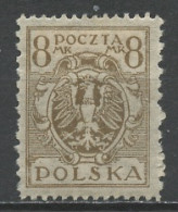 Pologne - Poland - Polen 1921-22 Y&T N°223 - Michel N°151 * - 8m Aigle National - Ongebruikt