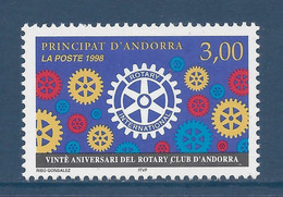 Andorre Français - YT N° 500 ** - Neuf Sans Charnière - 1998 - Unused Stamps