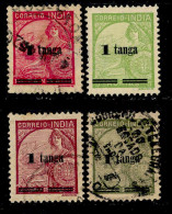! ! Portuguese India - 1942 Padroes W/OVP (Complete Set) - Af. 363 To 366 - Used - Inde Portugaise