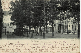 St-Gilles La Place Loix Circulée En 1904 - St-Gillis - St-Gilles