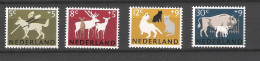 Netherlands 1964 Animaux Animals NVPH 812/5 Yvert 792/5 MNH ** - Selvaggina
