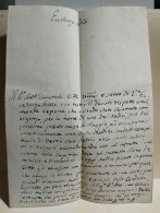 Italy Old Letter. Italia Lettera Tancredi Medico A Veroli, A Conte Savelli Delegato Apostolico Frosinone 1834 - Ohne Zuordnung