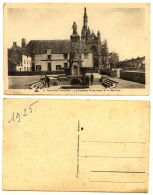 CP Ste ANNE D’AURAY (Morbihan) - La Fontaine Et Basilique - Début XXème Siècle - BN - Kerken En Kathedralen