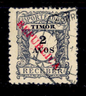 ! ! Timor - 1911 Postage Due Local Republica 2 A - Af. P 22 - Used - Timor