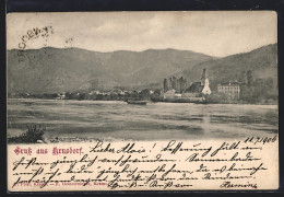 AK Arnsdorf, Ortspanorama Mit Bergen, Vom Wasser Gesehen  - Other & Unclassified