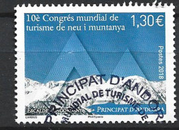 ANDORRA. Tourisme De Neige Et De Montagne, Un Timbres Oblitéré, 1 ère Qualite - Used Stamps