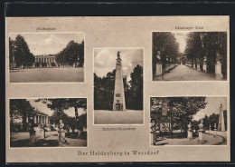 AK Wetzdorf, Heldenberg, Habsburger Allee, Radetzky-Mausoleum, Heldenplatz  - Andere & Zonder Classificatie
