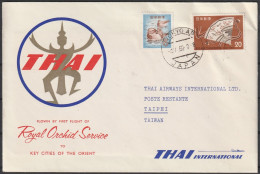 Japan: 1960, LuPo- Fernbrief In MiF, Von TOKYO Nach TAIPEI / TAIWAN - Airmail