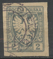 Pologne - Poland - Polen 1919 Y&T N°136 - Michel N°54 (o) - 2h Aigle National - Usados