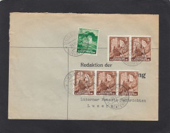 BRIEF AUS RUGGELL NACH LUZERN,SCHWEIZ,1940. - Storia Postale