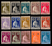 ! ! Timor - 1914 Ceres (Complete Set) - Af. 162 To 176 - MH - Timor