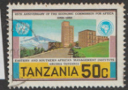 Tanzania   1983   SG 380  Management Institute   Fine Used - Tansania (1964-...)