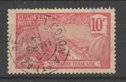 GUADELOUPE - 1905-07 N°YT. 59 - Mont Houelmont 10c - Oblitéré "Colon à St Nazaire" / Used - Used Stamps