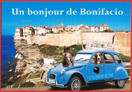 Auto Citroën 2 CV ( Devant Les Falaises De Bonifacio En Corse ) Carte Neuve TBE - Passenger Cars