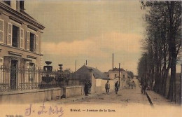 BREVAL                     Avenue De La Gare             Carte Toilée - Sonstige & Ohne Zuordnung