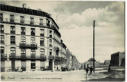 Forest Rue Guillaume Duden Et L'Ecole Communale Circulée En 1913 - Forest - Vorst