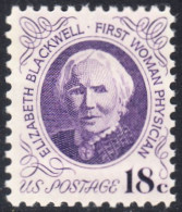 !a! USA Sc# 1399 MNH SINGLE (a2) - Dr. Elizabeth Blackwell - Unused Stamps