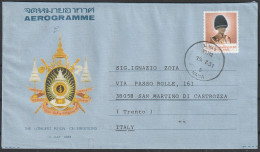 Thailand: 1988, LuPo- AEROGRAMM, Von NANA Nach SAN MARTINO DI CASTROZZA / ITALIEN - Tailandia