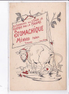 PUBLICITE : Poudre Stomachique MENARD Frères à Thouars (Deux Sevres) - Très Bon état - Werbepostkarten