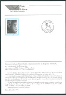 Italia 1996; Bollettino Ufficiale Delle Poste Italiane: "Eugenio Montale, Nel Centenario Della Nascita" - 1991-00: Mint/hinged