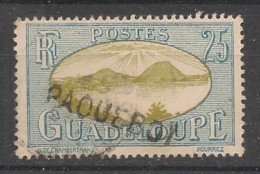GUADELOUPE - 1928-38 - N°YT. 106 - Rade Des Saintes 25c - Oblitéré "Paquebot" / Used - Used Stamps