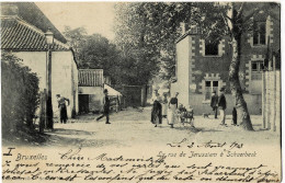 La Rue De Jerusalem à Schaerbeek Circulée En 1903 - Schaerbeek - Schaarbeek