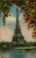 N°3063 W -cpa Paris -illustrateur- La Tour Eiffel- - Eiffeltoren