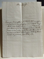 Italy Old Letter. Italia Lettera Da Identificare Fortunato Bisleri Veroli 1816 Al Vescovo Di Veroli - Sin Clasificación