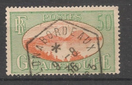 GUADELOUPE - 1928-38 - N°YT. 109 - Rade Des Saintes 50c - Oblitéré "Colon à Bordeaux" / Used - Oblitérés