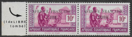 AFRIQUE EQUATORIALE FRANCAISE - AEF - A.E.F. - 1940 - YT 96** - VARIETE - Unused Stamps