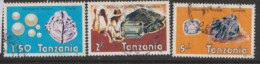 Tanzania   1986   SG 469-71  Minerals    Fine Used - Tanzania (1964-...)