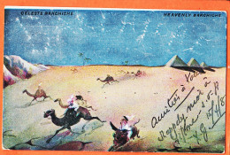 27318 / ⭐ Humour Egyptien ◉ Illustration CELESTE BAKCHICHE ◉ Heavenly 1908 à Madeleine CHAPLAIN Plancy - Altri & Non Classificati
