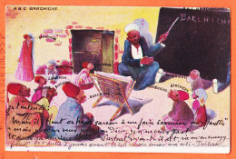27316 / ⭐ Humour Egyptien ◉ Illustration A-B-C BAKCHICHE ◉ Classe Maitre Ecole De Rue 1906 à Madeleine CHAPLAIN Plancy - Other & Unclassified