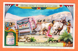 27307 / ⭐ Chromo LIEBIG 1890s Cube OXO ◉ Série Ensevelissement D'un Roi D' EGYPTE N° 4 ◉ En Route Vers L' Ouest ◉ - Liebig