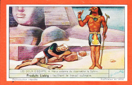 27295 / ⭐ Chromo LIEBIG ◉ Série Les Dieux D' EGYPTE N° 4 ◉ HORUS Ordonne De Désensabler Le SPHINX - Liebig