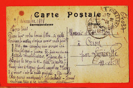 27255 / ⭐ Lisez 28-12-1918 Démobilisation ◉ PONT-SAINTE-MAXENCE 60-Oise Mont CALIPPET Tour ◉ à BOUL Crion Luneville Ste - Pont Sainte Maxence