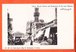 27226 / ⭐ ♥️  CAIRO Egypt MUSKI Street And Entrance Of New Bazaar 1900s Au Carto-Sport 158 Max RUDMANN LE CAIRE - El Cairo
