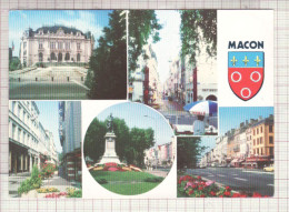 27218 / ⭐ MACON 71-Saone Et Loire Multivues Flamme Postale VILLE Tampon GARE Juin 1987 Editions COMBIER - Macon