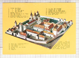 27078 / ⭐ CLUNY 71-Saone Et Loire Plan Relief Abbaye Avant Révolution 1965s Ed: COMBIER - Cluny