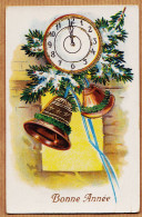 27444 / ⭐ BONNE ANNEE Cloche Pendule Minuit  1934 CP Importée D' Allemagne - New Year