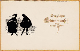 27439 / ⭐ ♥️ Peu Commun BERZLICHEN Glückmunlch - Zum Neuen Jahre NOUVELLE ANNEE 1910s M.S.B 2060 - New Year